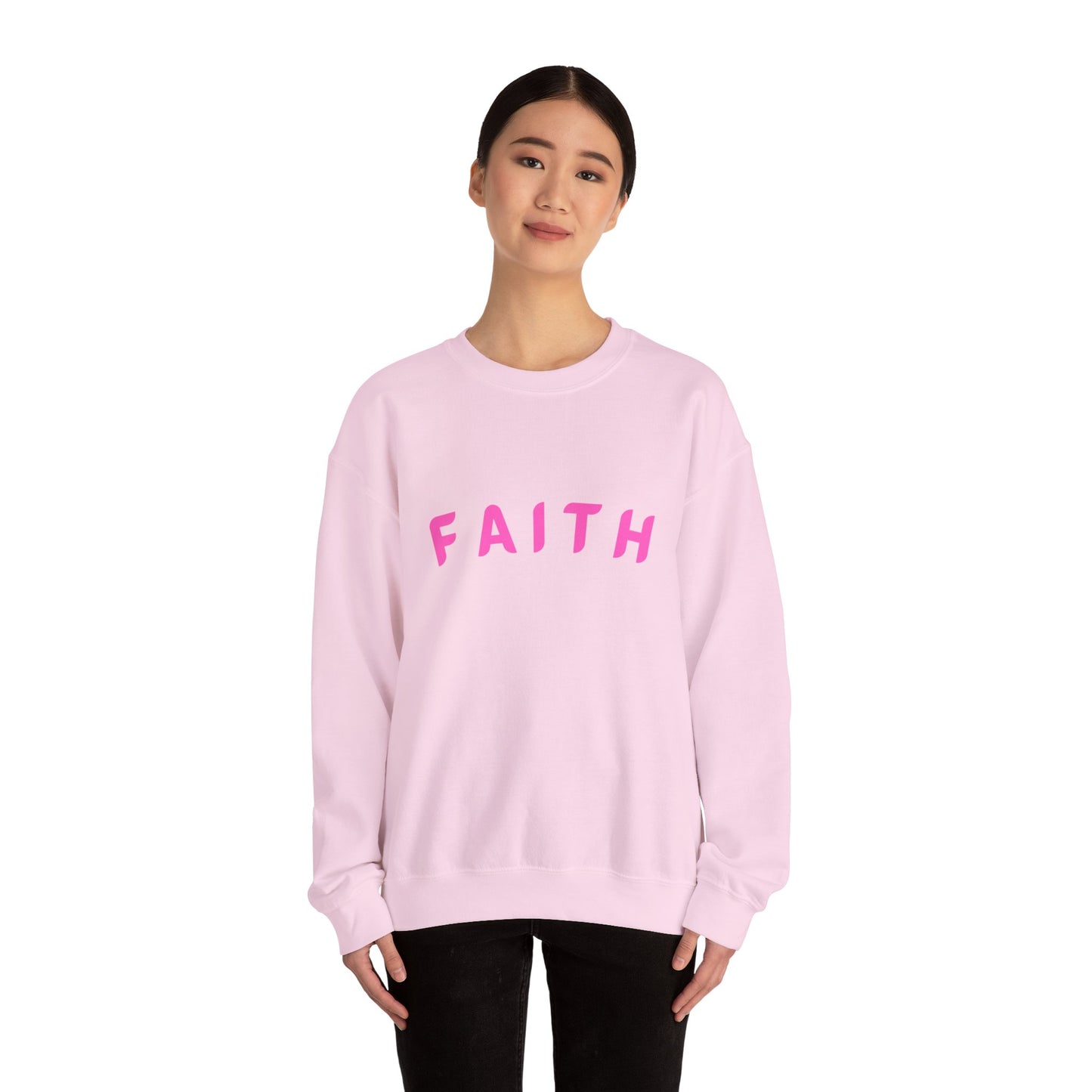 Faith & Floral Crewneck Sweatshirt | Inspirational Gift, Cozy Apparel, Spring Fashion, Unisex Sweatshirt, Religious Clothing