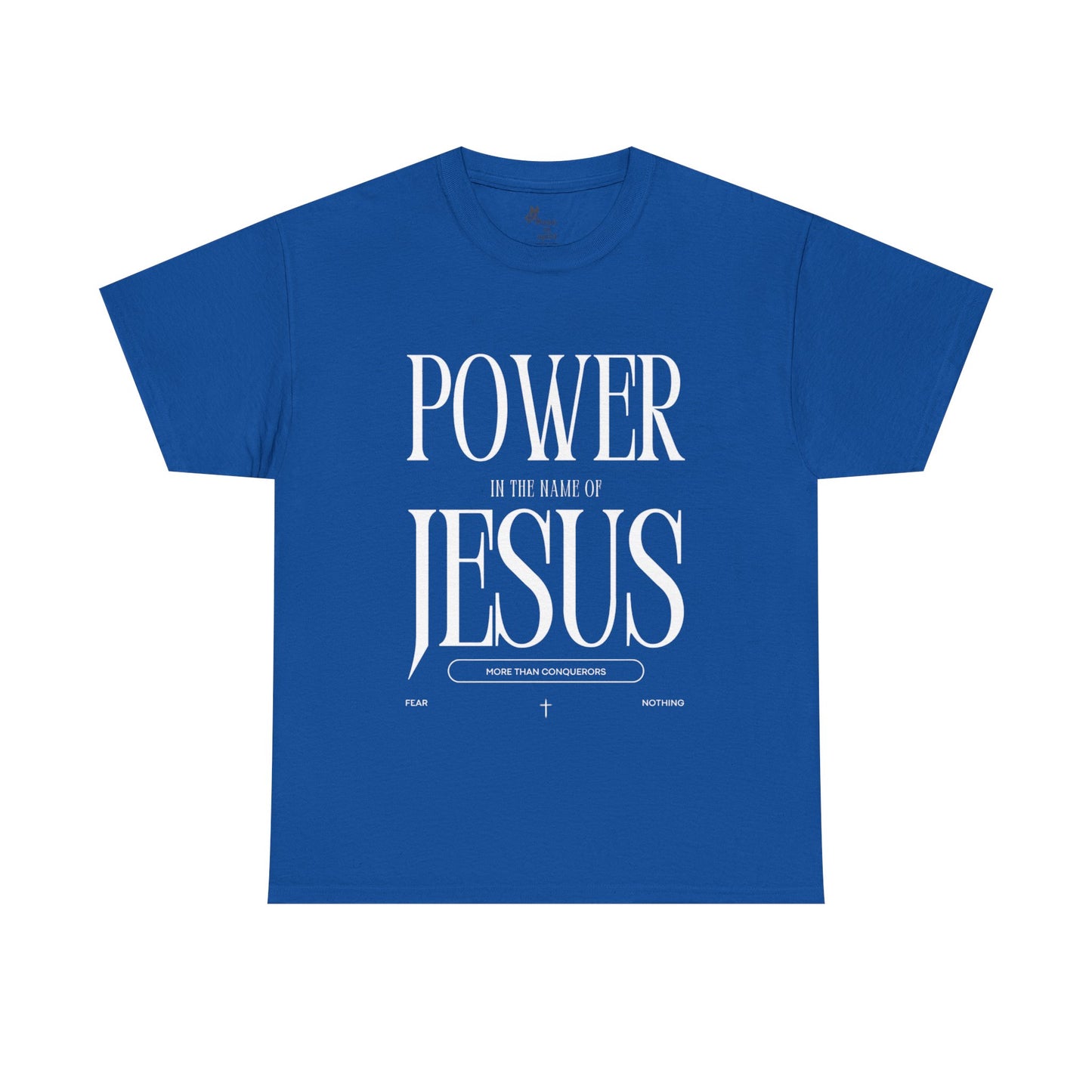 Inspirational Jesus Power Tee - Unisex Heavy Cotton T-Shirt