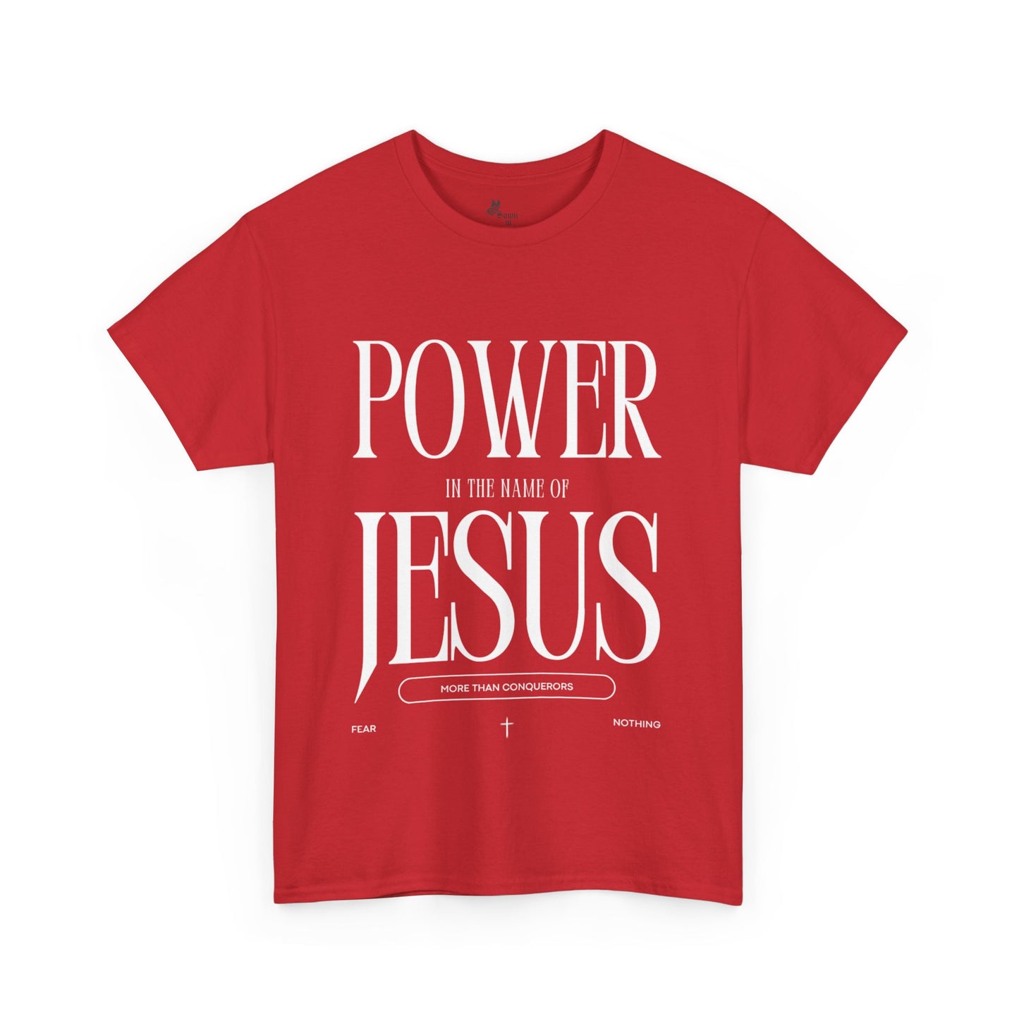Inspirational Jesus Power Tee - Unisex Heavy Cotton T-Shirt