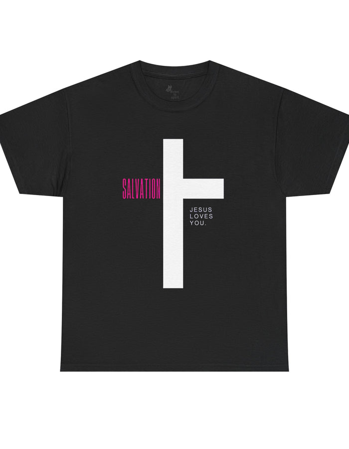 Unisex Heavy Cotton Tee - 'Salvation' Inspirational Graphic Shirt