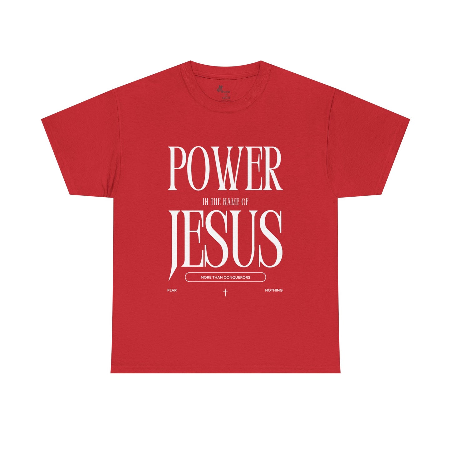 Inspirational Jesus Power Tee - Unisex Heavy Cotton T-Shirt