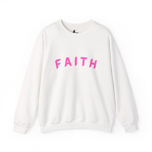Faith & Floral Crewneck Sweatshirt | Inspirational Gift, Cozy Apparel, Spring Fashion, Unisex Sweatshirt, Religious Clothing