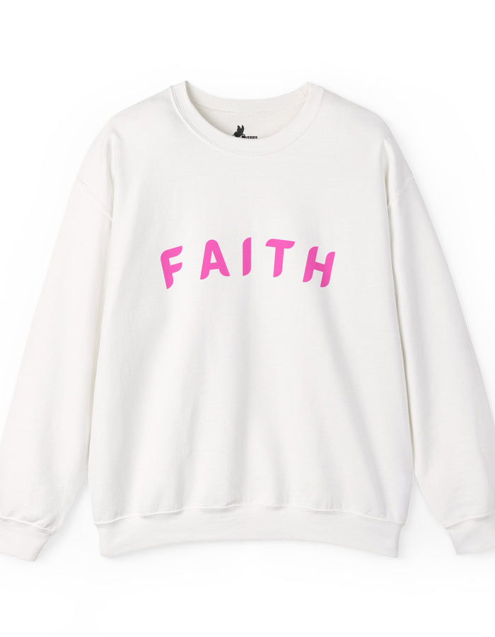 Faith & Floral Crewneck Sweatshirt | Inspirational Gift, Cozy Apparel, Spring Fashion, Unisex Sweatshirt, Religious Clothing