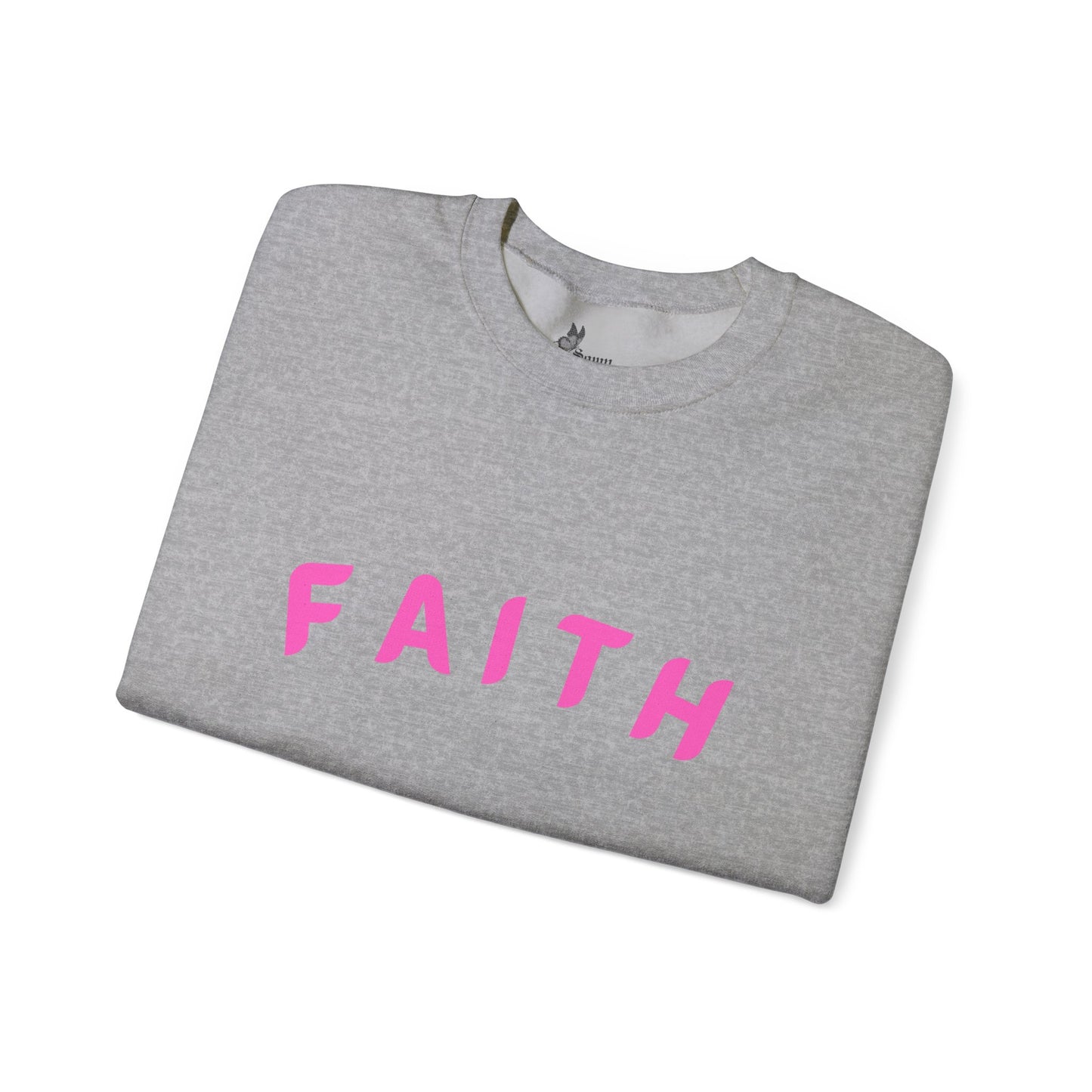 Faith & Floral Crewneck Sweatshirt | Inspirational Gift, Cozy Apparel, Spring Fashion, Unisex Sweatshirt, Religious Clothing