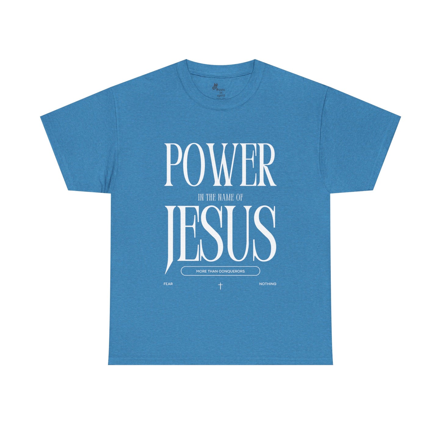 Inspirational Jesus Power Tee - Unisex Heavy Cotton T-Shirt