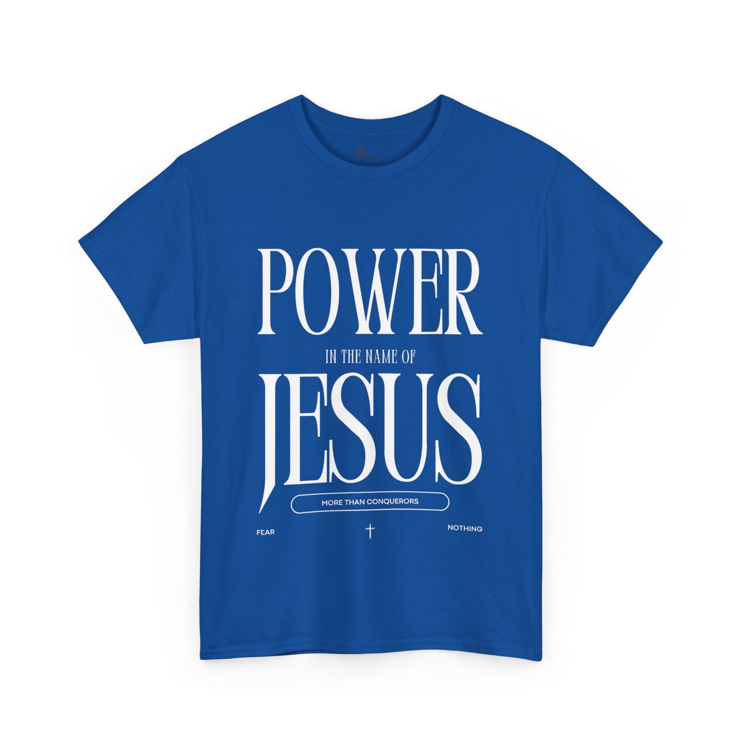 Inspirational Jesus Power Tee - Unisex Heavy Cotton T-Shirt