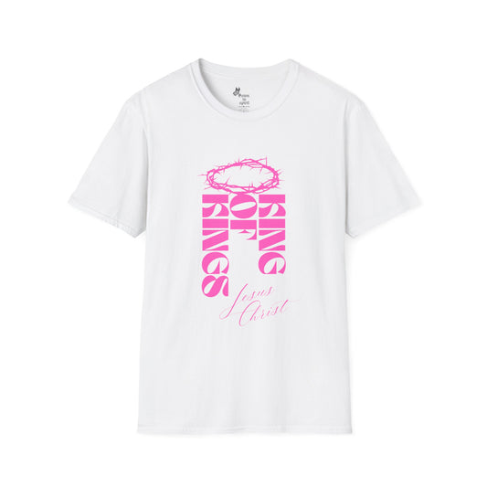 King of Kings Unisex Softstyle T-Shirt - Faith Inspired Apparel
