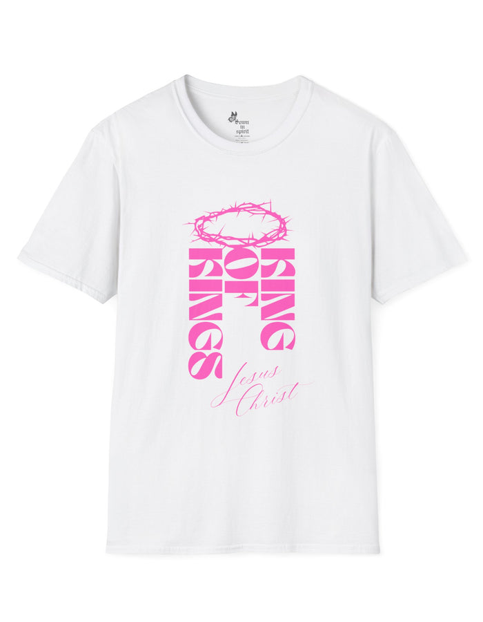 King of Kings Unisex Softstyle T-Shirt - Faith Inspired Apparel
