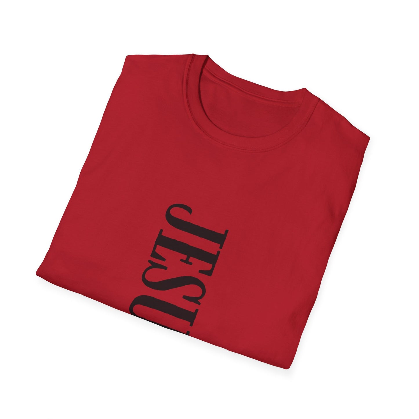 Faith-Inspired Unisex Softstyle T-Shirt | Jesus Is King Design