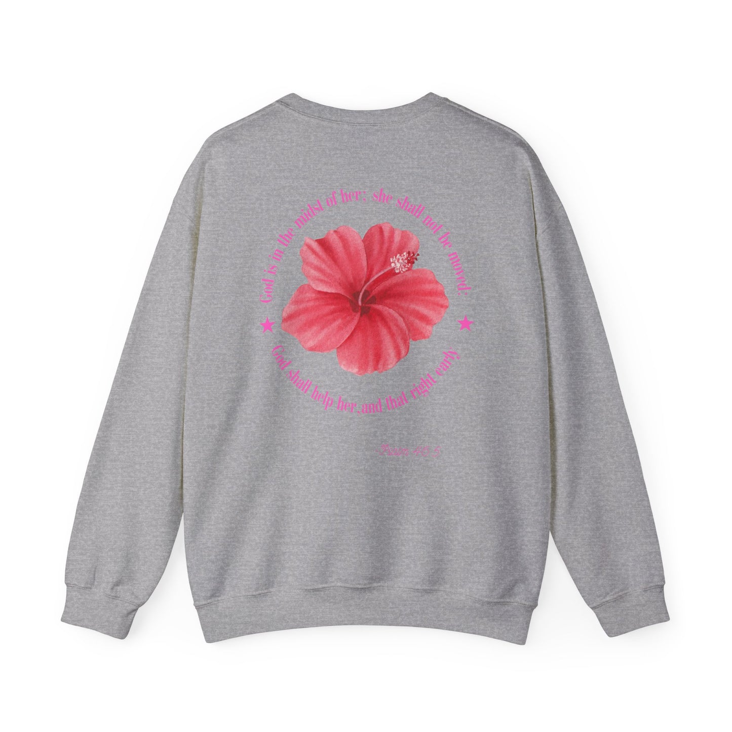 Faith & Floral Crewneck Sweatshirt | Inspirational Gift, Cozy Apparel, Spring Fashion, Unisex Sweatshirt, Religious Clothing