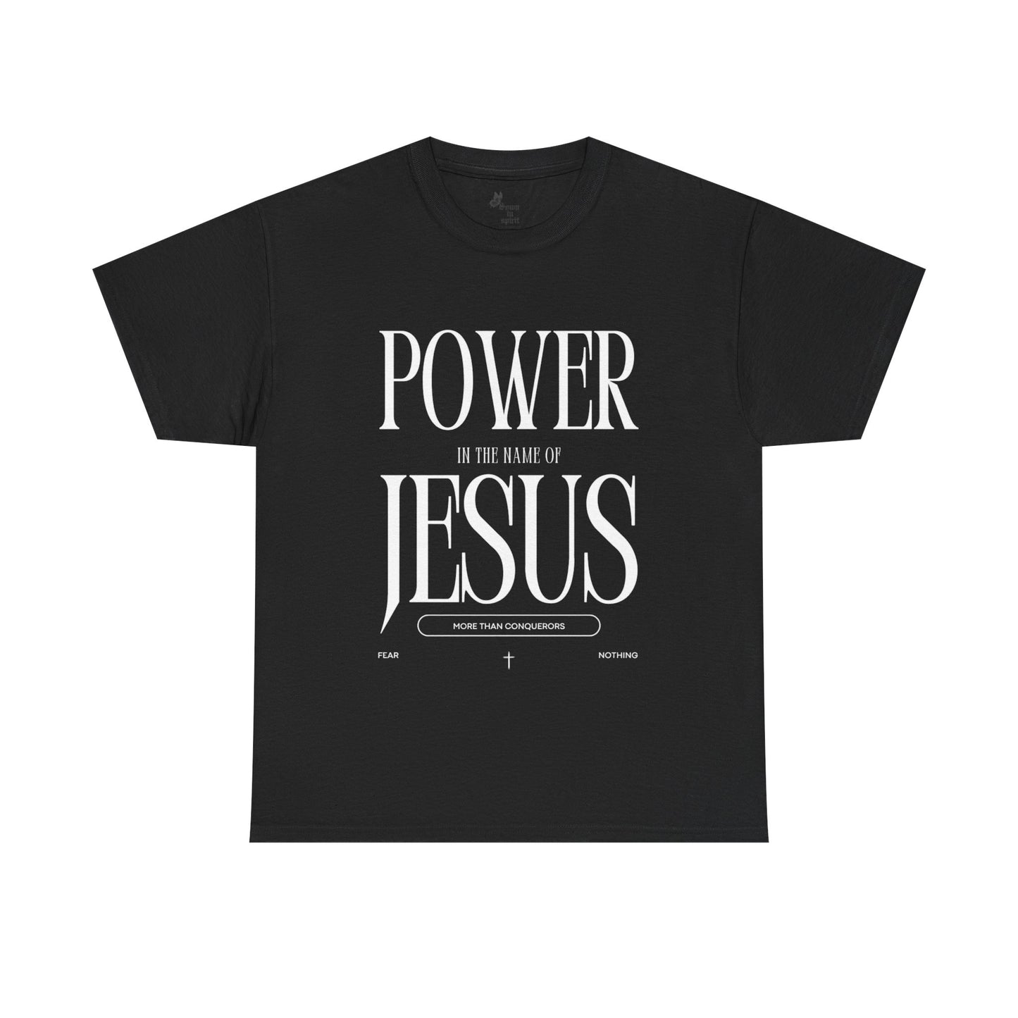 Inspirational Jesus Power Tee - Unisex Heavy Cotton T-Shirt