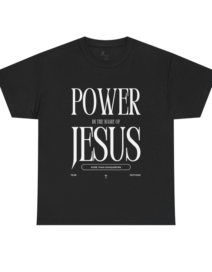 Inspirational Jesus Power Tee - Unisex Heavy Cotton T-Shirt