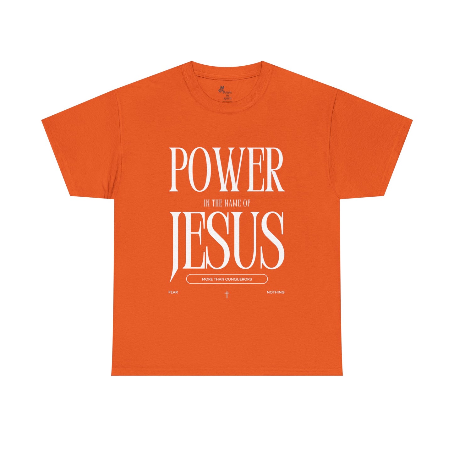Inspirational Jesus Power Tee - Unisex Heavy Cotton T-Shirt